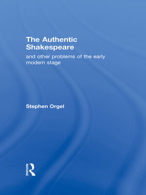 cover image of The Authentic Shakespeare